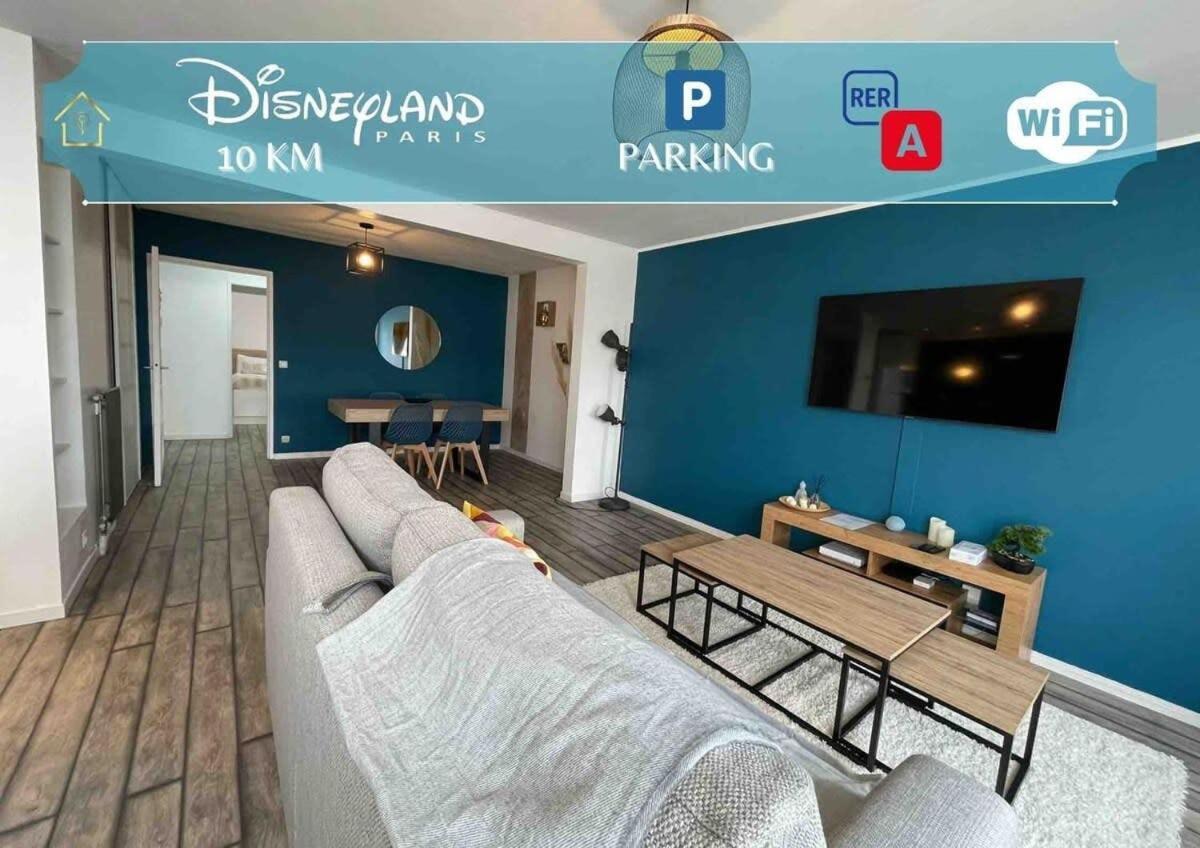 Next To Disney Appart' Le Reve Bleu Torcy  Exterior photo
